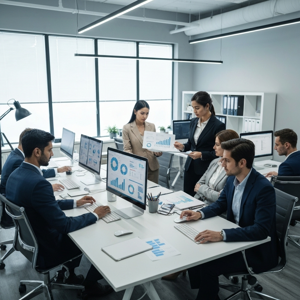 Tim Noctura Agency mengerjakan transformasi digital